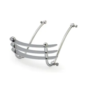 MCS Front fender rail ''cheese grater''. Chrome