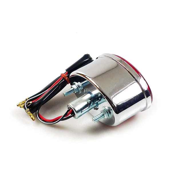 MCS Medium cateye taillight. Chrome - 901813