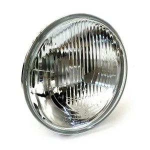 MCS Headlamp unit H4. Ribbed lens. 7"