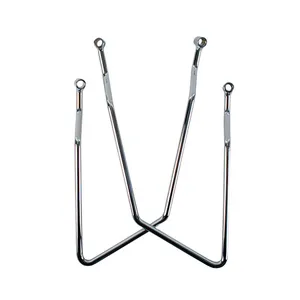 MCS Saddlebag support kit. Chrome