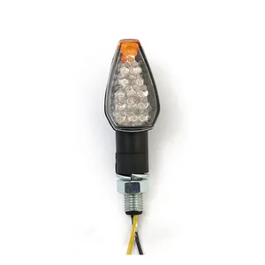 MCS Peak, mini LED turn signals. 20mm stem. Clear lens