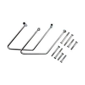 MCS Saddlebag support kit. Chrome