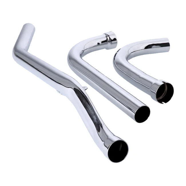 Paughco Upswept head pipes. S-pipe - around oil tank