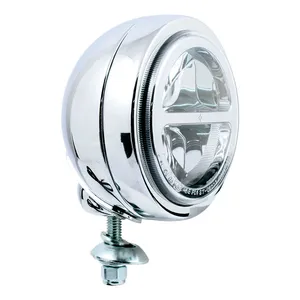MCS 4-1/2" FL style LED spotlight. fog light (wide beam). Chrome