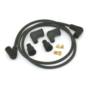 Dynatek Dynatek, univ. 7mm spark plug wire set, 90° plug boot. Black