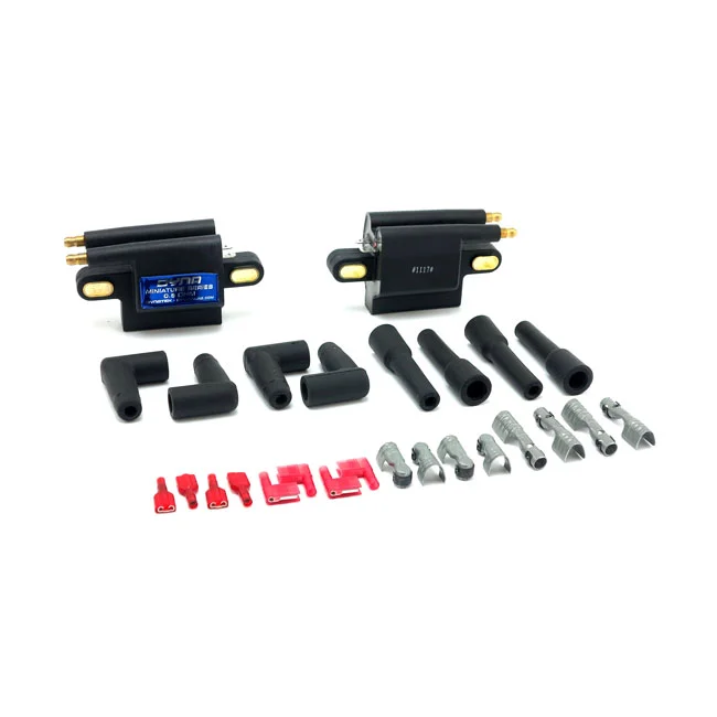 Dynatek Dyna Miniature coil set. Dual tower, 12V, 0.5 ohm