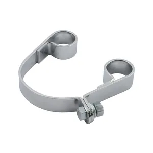 Paughco Paughco, FLT 3" muffler clamp. Chrome