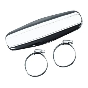 Paughco Paughco, Straight Heatshield / boot guard. 16". Chrome
