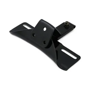 MCS License plate bracket OEM style, 3-hole. Black