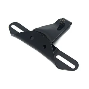MCS License plate bracket OEM style, 2-hole. Black