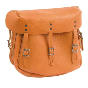Samwel Army style saddlebags, brown