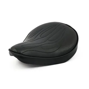 MCS Fitzz, custom solo seat. Black flame. Small. 6cm thick