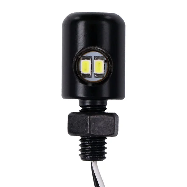MCS License plate light, LED. Black - 903393