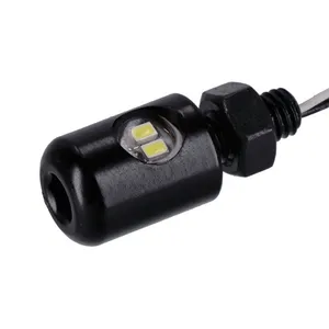 MCS License plate light, LED. Black