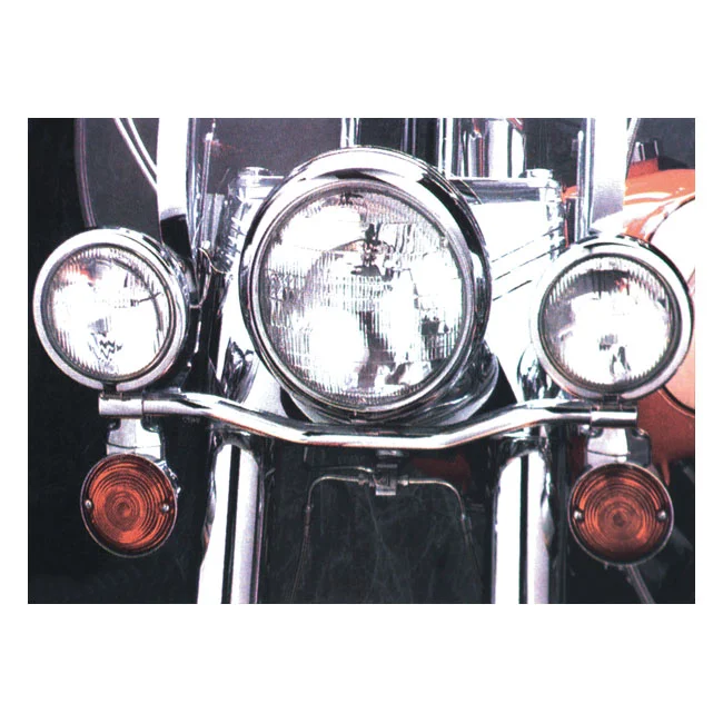 MCS Spotlamp/passing lamp mount bar. Chrome - 68780-68