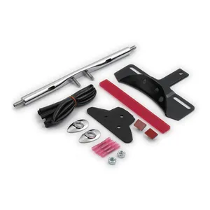 MCS Rear turn signal relocation kit. Chrome