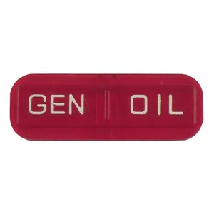 MCS Replacement lens for 2-light (47-61 style) dash. Red