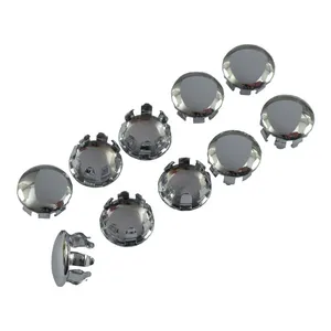 MCS Lowrider dash plugs, small. Chrome
