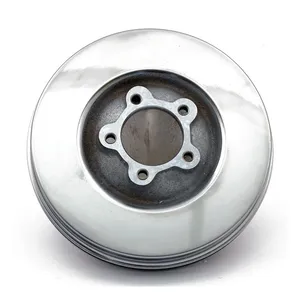 MCS Brake drum front, chrome plated