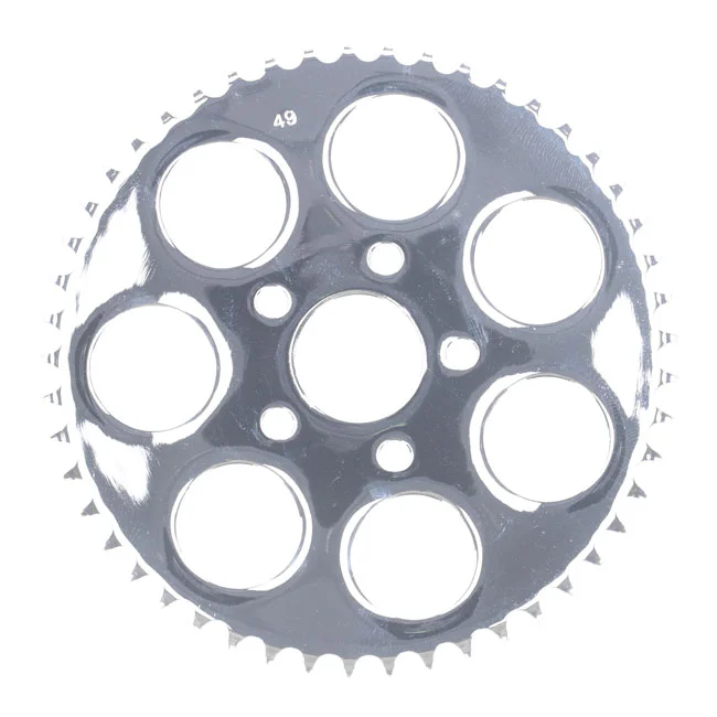 MCS Chain conversion rear sprocket 49t. Chrome - 41492-90T
