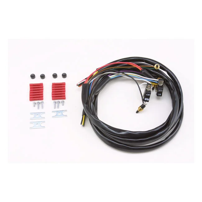 MCS Handlebar wire & switch kit. Black switches - 903990