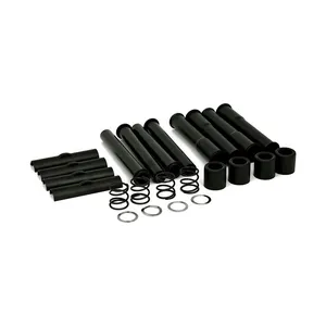 MCS Complete 66-E79 Shovel pushrod cover kit. Black