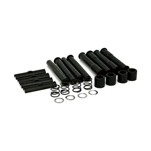 MCS Complete L79-84 Shovel pushrod cover kit. Black