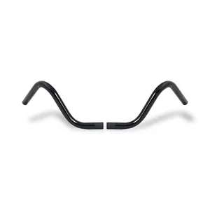 MCS 2-piece Buckhorn style handlebar 1" black