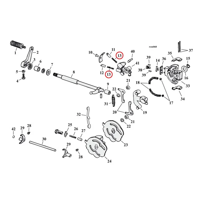 MCS Spring, shifter pawl - 34482-53