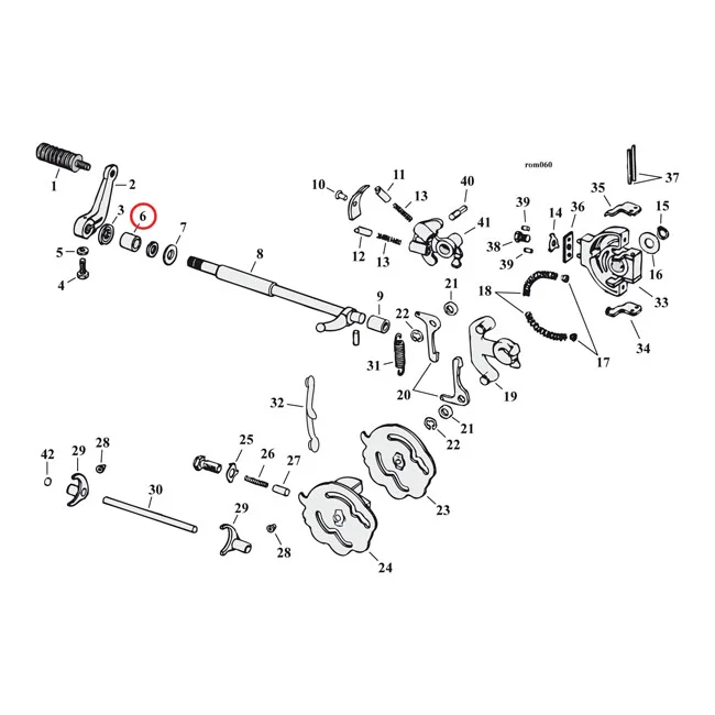 MCS Bushing, shifter shaft - 40520-63