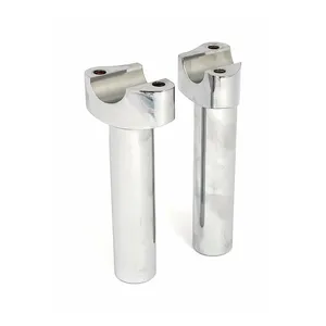 MCS Forged aluminum risers straight, 5-1/2" rise. Chrome