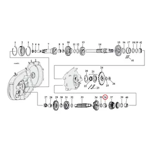 MCS Bushing, 1st gear transmission countershaft