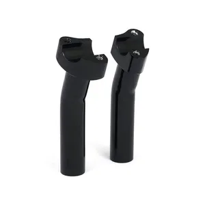 MCS Forged aluminum risers pullback, 5-3/4" rise. Black