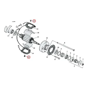 MCS Generator field pole screws