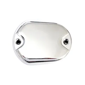 MCS Handlebar master brake cylinder cover. Chrome