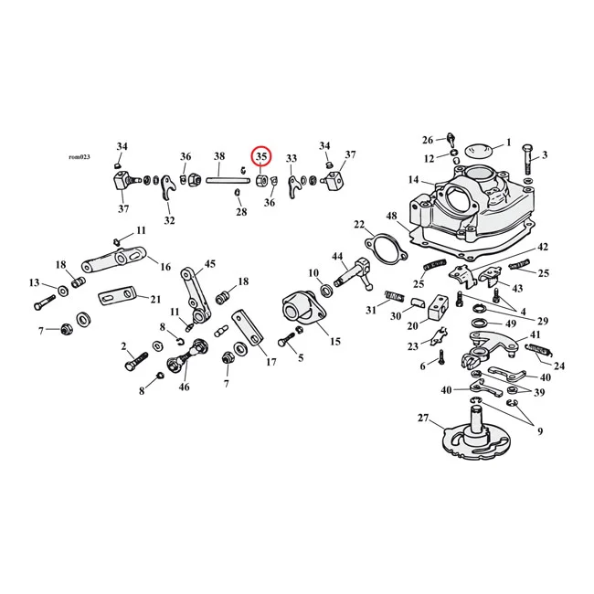 MCS Nut, shifter fork - 34179-33