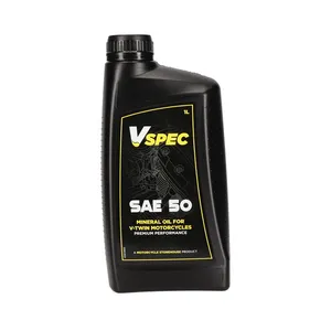 Vspec Vspec, SAE 50 (Mineral) motor oil. 1 liter bottle.
