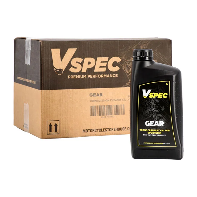 Vspec XL Sportster primary/transmission oil. 1 liter bottle