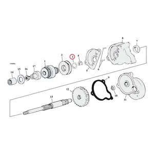 MCS Retaining ring, starter shaft