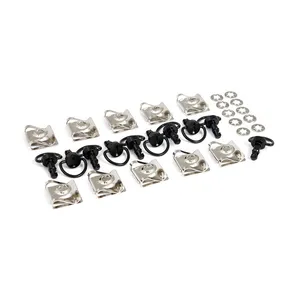MCS M6 quick-lock fastener set black