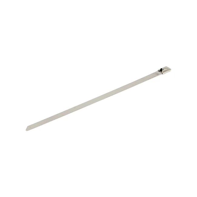 MCS Exhaust tie wraps 8" long clear stainless - 904742