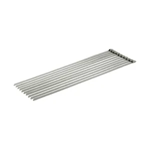MCS Exhaust tie wraps 14.25" long clear stainless