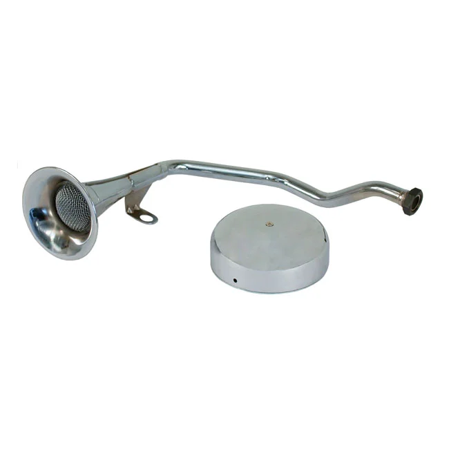 MCS Early style trumpet horn kit. 12-volt. Chrome - 904745
