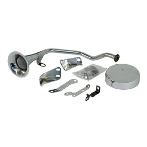 MCS Early style trumpet horn kit. 6-volt. Chrome