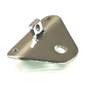 MCS Engine mount bracket, front. Chrome