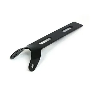 MCS Universal solo seat hinge, round mount. Black