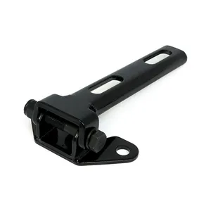 MCS Universal solo seat hinge, square mount. Black