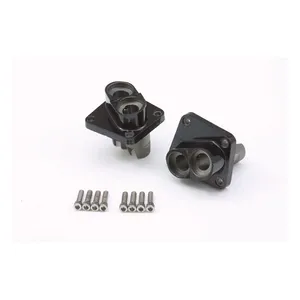 MCS Shovel tappet block set front/rear. Black