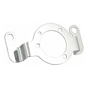 MCS Air cleaner adapter bracket. Chrome