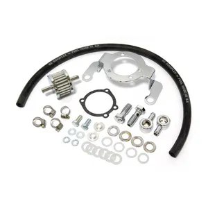 MCS Air cleaner adapter bracket kit. Chrome